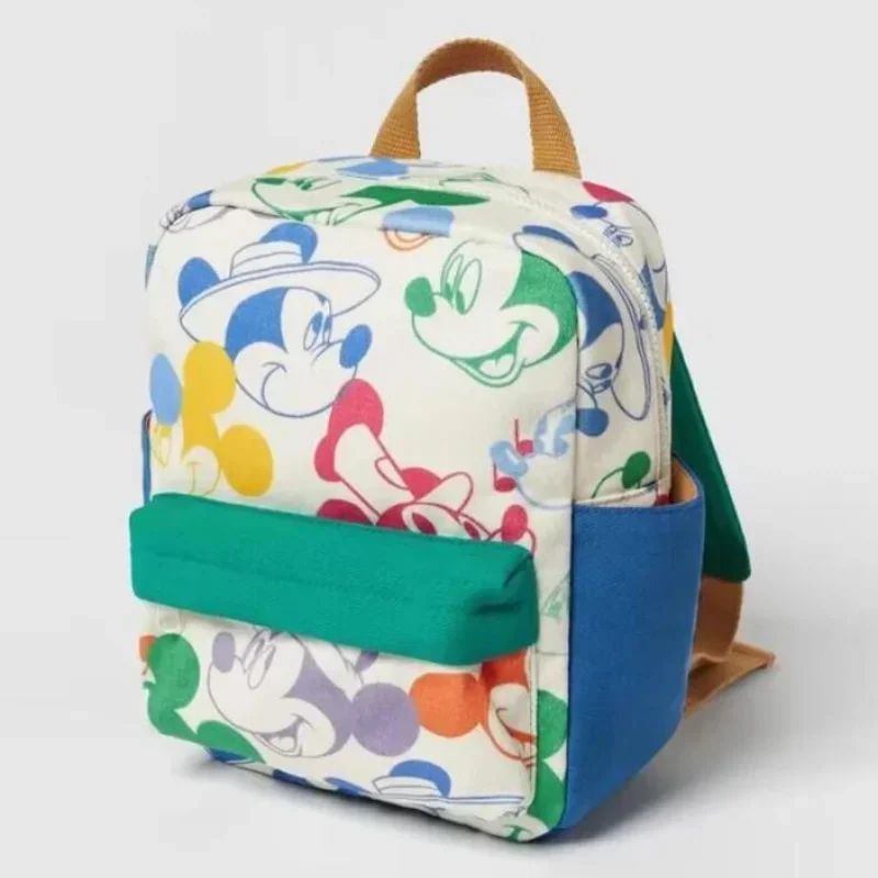 Nova Mochila Infantil da Disney, Bolsa Escolar de Jardim de Infância Bonita, Mochila de Viagem Unissex de Grande Capacidade para Crianças