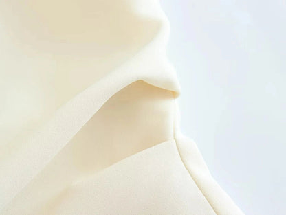 ASDS 2024 off shoulder black white long dress women bodycon beige midi dress wom