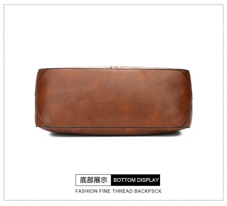 New women's handbag, single shoulder crossbody bag, PU women's tote bag, large capacity women's bag