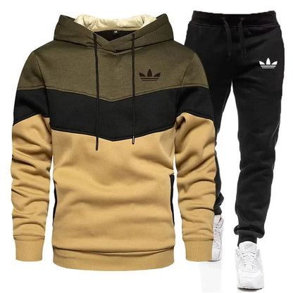 2025 Brand Autumn and Winter Hoodie Suit Men's Fashion Hoodie Brand Pants Casual Jogging Suit Sports Wear Sweatshirt