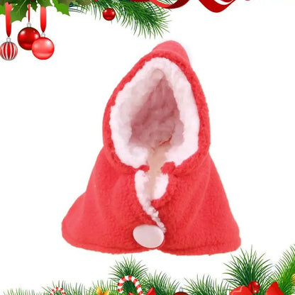 Bird Christmas Hoodie Roupa para Pássaros Roupa Quente de Inverno para Pássaros de Estimação Fantasia para Festas de Natal Suprimentos para Pássaros de Estimação Roupas para Pequenos Animais
