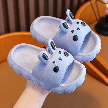Children's Slippers Kids Summer Girls Cartoon Bunny Non-Slip Soft Soles For Children Indoor Home Boys Toddler Baby Sandals