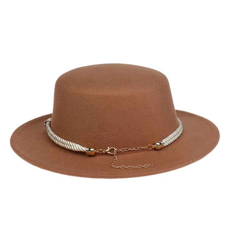 British Style Felt Fedora Jazz Hat Elegant Wedding Party Trilby Lightweight Unisex Fashionable Headwear