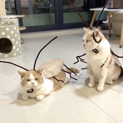 1 pacote de Fantasia de Gato de Barata, para RPG, Material para DIY Fácil, Fantasia Respirável para Pet