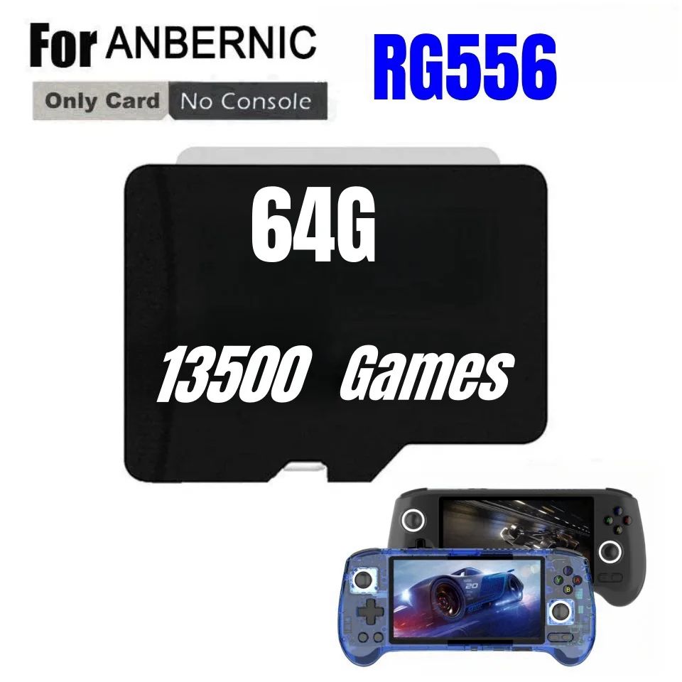 PARA ANBERNIC RG556 Console Portátil Cartão de Memória Cartão SD Cartão TF 61000 Jogos 128G 512G 256G PSP PS2 Micro SD Jogos PSP