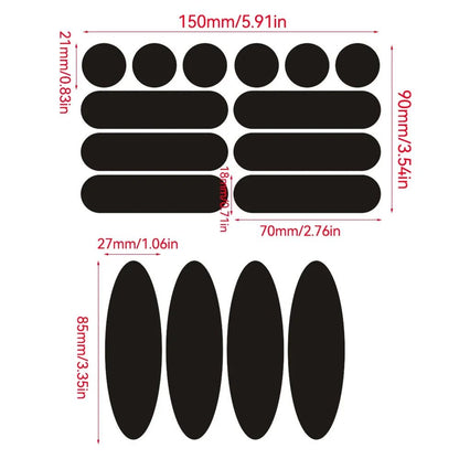 Adesivos Refletivos para Capacetes Adesivos Invisíveis para Capacetes Fita Refletiva Autoadesiva para Capacetes de Bicicleta Moto Scooter