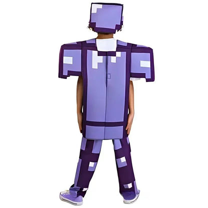 Game My World Role Play Holiday Party Pixel Costume Toy Mc Boys Girls Set Diamond  Christmas Gift Stage Costume
