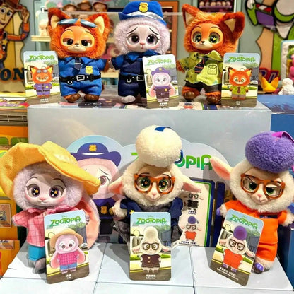 Novo em estoque Zootopia 2 Pelúcia Vinil Chaveiro Caixa Surpresa Brinquedo Colecionável Presente para Meninas Animais Mistério Brinquedos Tendência Infantil