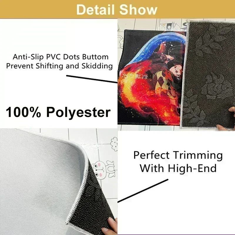 MINISO small T-Tears carpet Anti-Slip Kitchen Bedroom fashion D-Denim Handmade Tufted Rug Luxury Living Room Entrance Decoration