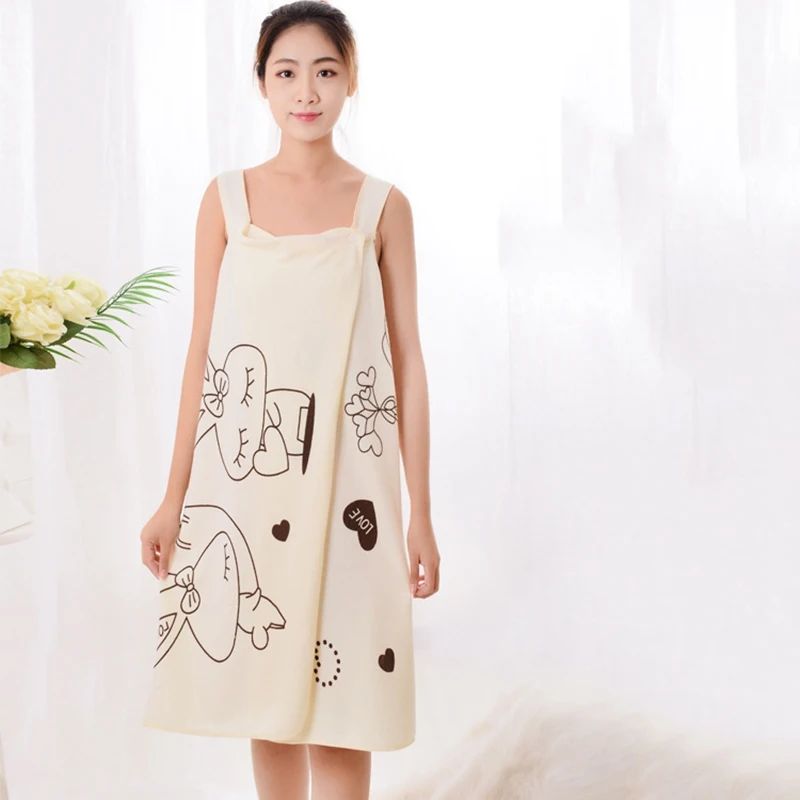 Wonderlife Women Quick Dry Magic Bathing Towel Spa Bathrobes Wash Clothing Sexy Wearable Microfiber Beach Towels Bathrooms Towel