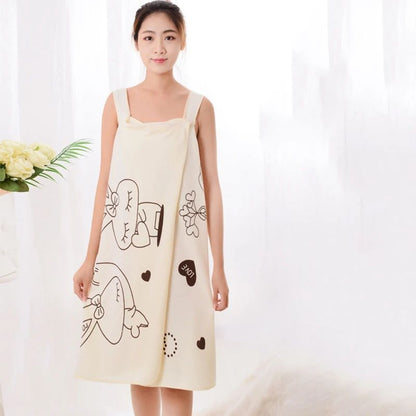 Wonderlife Women Quick Dry Magic Bathing Towel Spa Bathrobes Wash Clothing Sexy Wearable Microfiber Beach Towels Bathrooms Towel