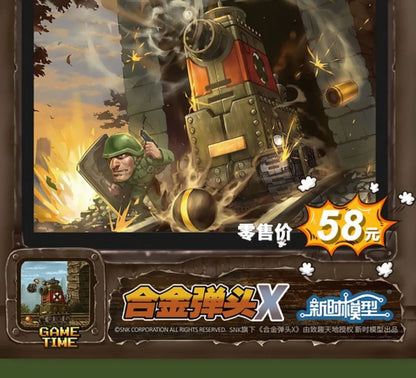 Em Estoque Metal Slug X Series Pequeno Modelo Montável Tanque Avião Caminhão Boneco Prisioneiro Modelo Brinquedos Presentes