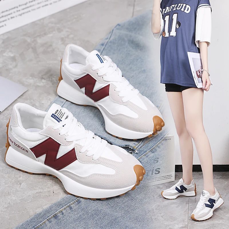 Tênis Feminino Casual Moda Respirável Caminhada Chato Tênis Feminino 2025 Academia Vulcanizado Branco Calçado Feminino