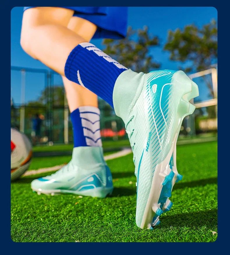 Men Soccer Shoes Society Professional Soccer Cleats Adult Fast Turf Training Football Shoes Outdoor Futsal Football Field Boots