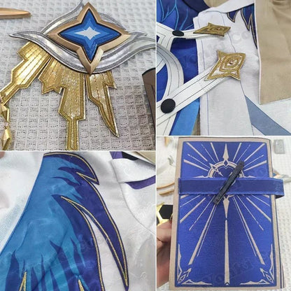 Star Rail Sunday Harmony New Skin Cosplay Costume Sunday Wig Hair Cosplay for Men Role Play Party Outfits