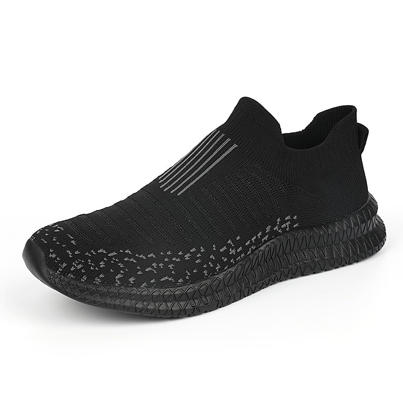 Sapatos Masculinos Casuais Respiráveis Leves para Exterior Tênis Masculinos Antiderrapantes Sapatilhas Slip-on Vulcanizados 2023