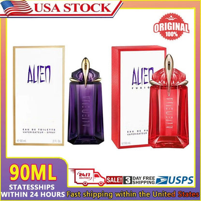 Perfume Alien Eau de Parfum Feminino Mugler 90ml - Floral Amadeirado - Com Jasmim, Madeira e Âmbar - Longa Duração