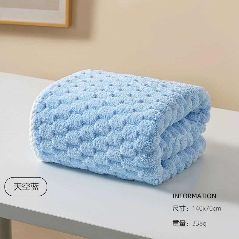 Waffle Weave Bath Towels, Adult Ultra-Absorbent Microfiber Towels, Quick-Dry Texture, Soft Spa & Gym Towels