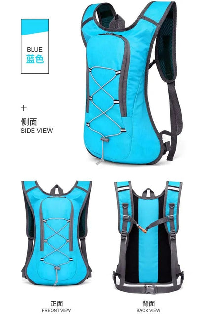 Mochila de Corrida Off-road Poliéster Mochila Ciclismo Maratona Mochila Esportiva para Caminhada e Montanhismo ao ar Livre