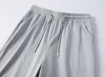 Calça esportiva masculina estampada de cintura, casual para rua, adequada para esportes ao ar livre e lazer, calça para corrida pura