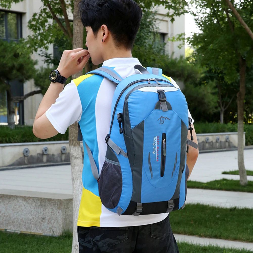 Mochila Esportiva Masculina Feminina Mochila de Viagem ao Ar Livre Impermeável Mochila de Motocicleta Mochila Leve para Trekking Pesca Bolsa de Viagem