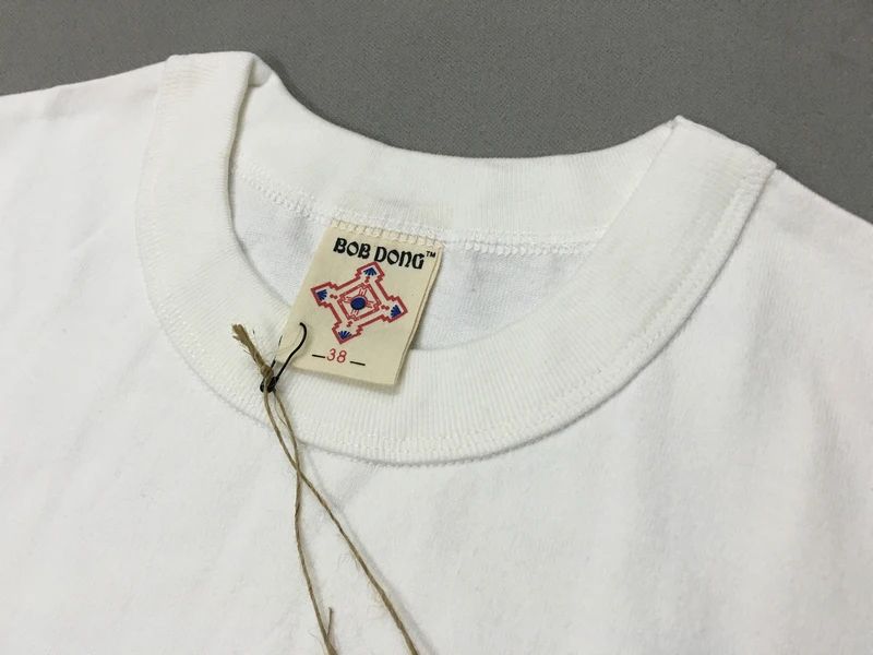 BOB DONG 300gr Basic Tee Shirts Summer Heavyweight Cotton Men's Plain T-Shirts