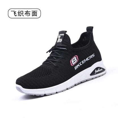 Women Casual Shoes Fashion Breathable Walking Mesh Flat Shoes Sneakers Women 2024 Gym Vulcanized Shoes Purple Female Footwear