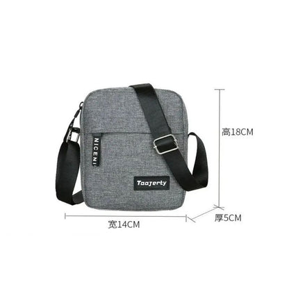 Casual Mini Crossbody Bag Small Men's Shoulder Bag Men Diagonal Small Backpack Light Messenger Phone Bag Boy Fanny Chest Pack