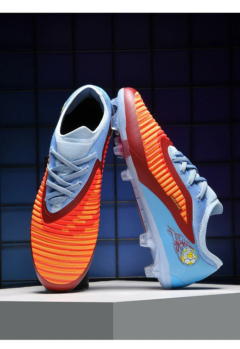 Men Soccer Shoes Original Fast Professional Unisex Cleats Low Cut Football Field Boot Non Slip Comfortable Outdoor Sneaker Match