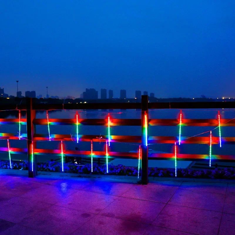 EU/US Meteor Shower LED String Lights Christmas Tree Garden Decor Birthday Wedding Christmas Party Decoration Fairy Lights