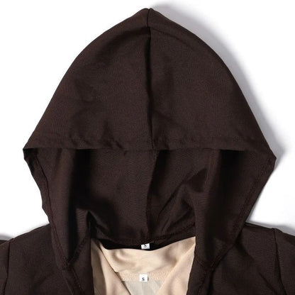 Costume Obi-Wan Kenobi Cosplay Jedi Warrior Cosplay Hooded Cloak Clothing Suit Halloween Party Costumes