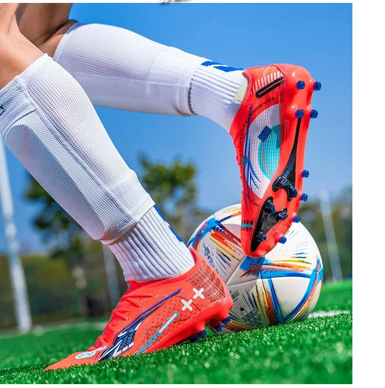 TF/AG Men Football Shoes Society Cleats Professional Soccer Shoes Original Boy Indoor Football Field Boots Sneaker Non Slip