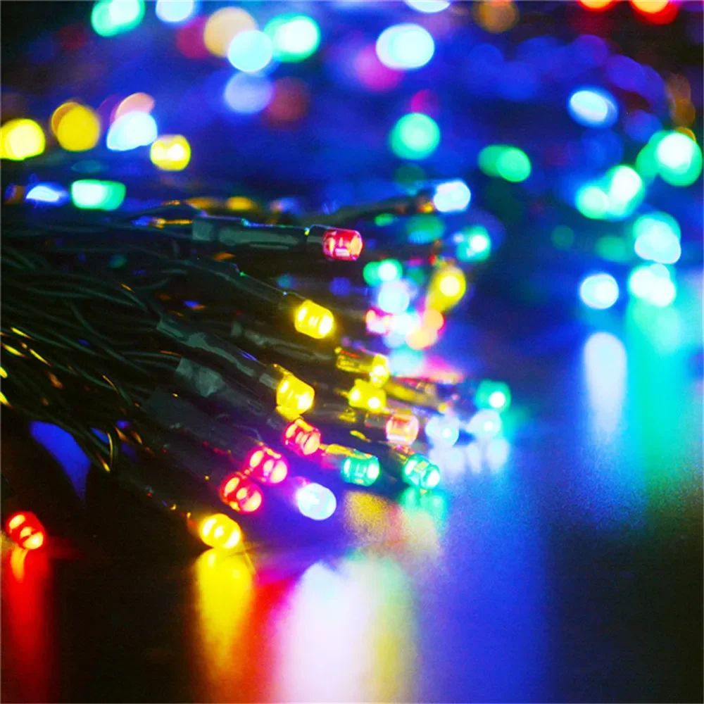 Solar String Lights Outdoor 20/50/100/200 LED Solar Waterproof Lights with 8 Lighting Mode Garland Lights for Tree Party Decor