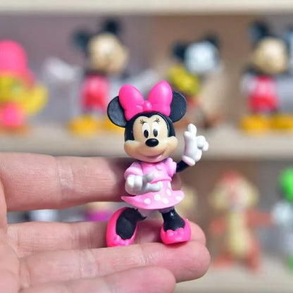 Disney Steamboat Willie Mickey Mouse Anime Figure Model Toys Cake Desktop Decoration Collectible Dolls Toys Gifts for Children