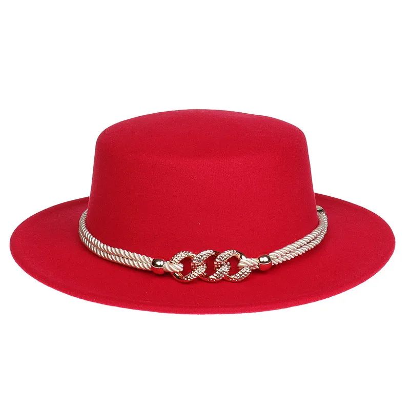 British Style Felt Fedora Jazz Hat Elegant Wedding Party Trilby Lightweight Unisex Fashionable Headwear