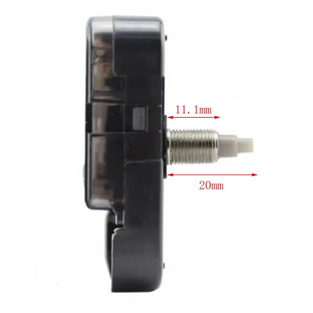 Silent Non-ticking Clock Movement Mechanism Motor Battery Operated Clockwork for DIY Wall Repair Replacement Kits (with Hands)
