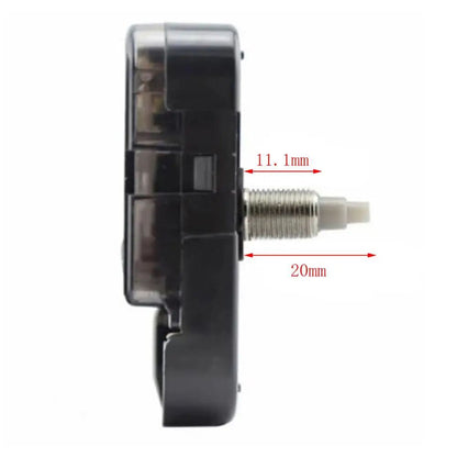 Silent Non-ticking Clock Movement Mechanism Motor Battery Operated Clockwork for DIY Wall Repair Replacement Kits (with Hands)