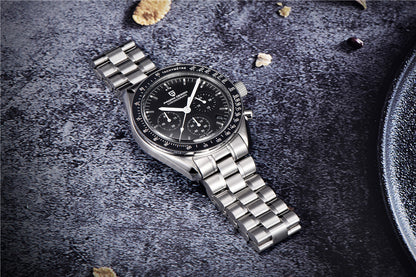 PAGANI DESIGN 2025 New Men's Watches Top Luxury Quartz Watch For Men Auto Date Speed Chronograph AR Sapphire Mirror Wrist watch