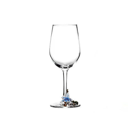 Taças de Cristal Criativas com Esmalte para Champagne Conjunto de Taças de Luxo Taças de Vinho Taça Vintage para Beber
