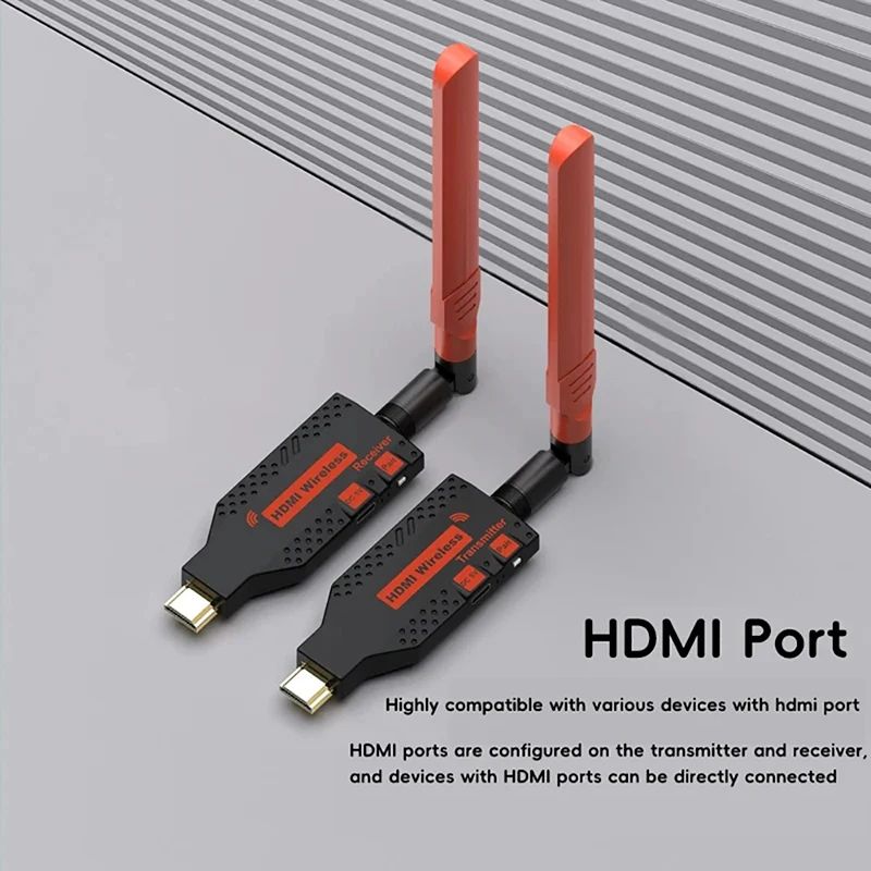 1080p 4K Wireless HDMI Extender Audio Video Transmitter Receiver Display Adapter 50m 100m 150m Share for Camera PC Laptop To TV