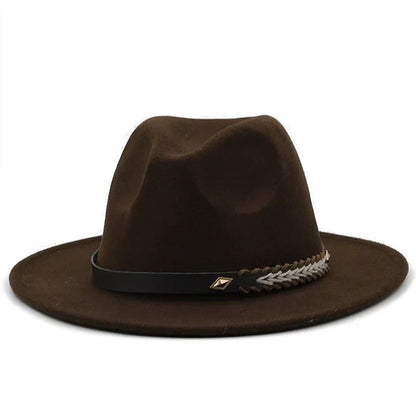 2025 Mulheres Homens Chapéu Panamá Fedora Aba Larga Proteção Solar Clássico Unissex Moda Chapéu Top para Festa Casamento Igreja