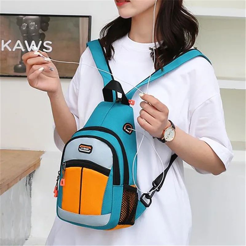 Chest Bag For Men And Women Can Be Worn With One Shoulder And Two Shoulder Crossbody Multifunctional Backpack. Fashion Chest Bag