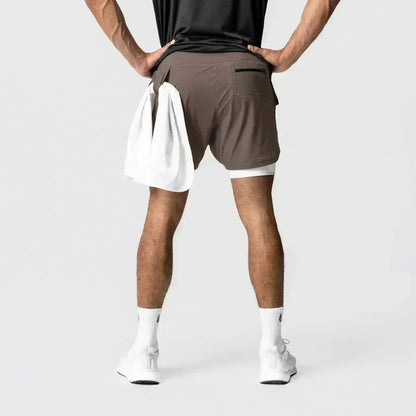 Shorts Masculino Dragon Ball Camada Dupla Son Goku Verão Anime Japonês Falso Duas Peças Esportivo Fitness Secagem Rápida