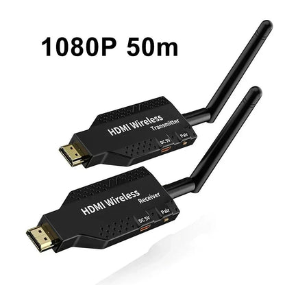 1080p 4K Wireless HDMI Extender Audio Video Transmitter Receiver Display Adapter 50m 100m 150m Share for Camera PC Laptop To TV