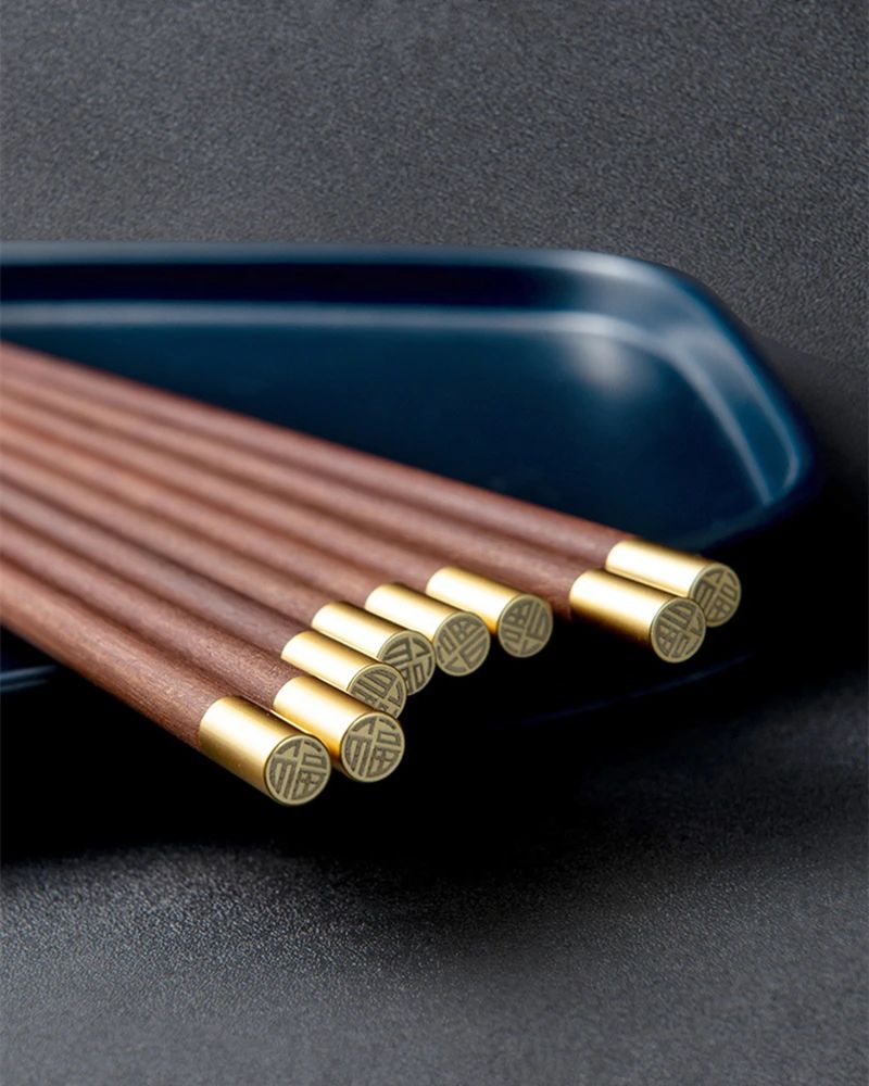Hashis de Sândalo Vermelho Natural de Alta Qualidade Premium Conjunto de Talheres Utensílios de Mesa Domésticos para Presente Hashis Chineses