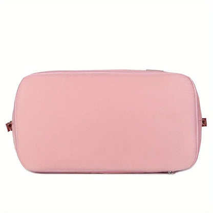 Large Capacity Women'S Duffle Bag, Nylon Gym & Travel Tote, Lightweight Luggage Handbag, Versatile Sports Bag, Casual Style