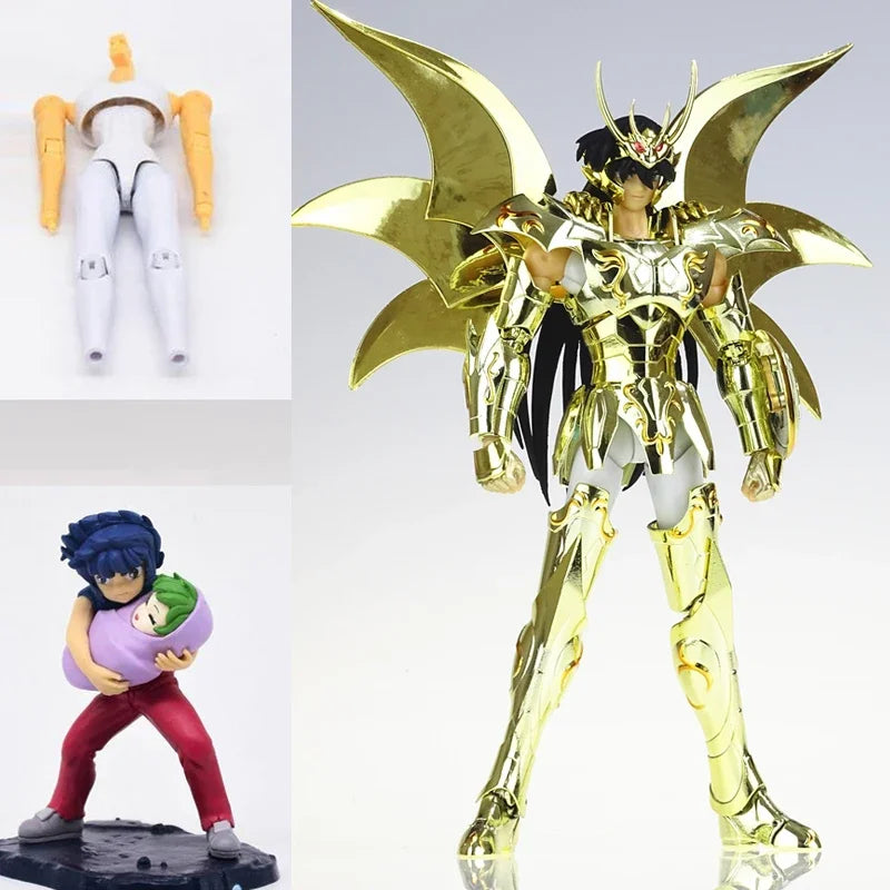 JM.MST Modelo Saint Seiya Myth Cloth EXM/EX Dragão Shiryu Deus V4 com Ikki Bebê Shun Cavaleiros do Zodíaco Boneco de Ação em Estoque