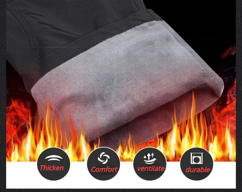 Warm Winter Fleece Pants Tactical Cargo Pants Classic Outdoor Hiking Thicken Joggers Pant Multi Pocket Trousers