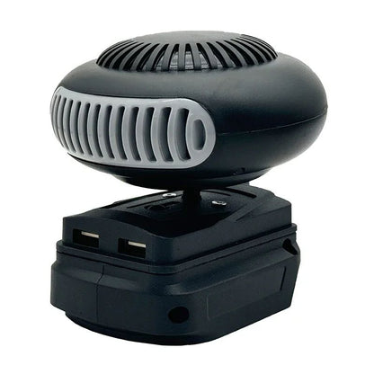 Portable Li-ion Battery Power Air Heater Blower Fan Heater Hot&Cold Wind Dual Mode for Makita for Bosch for DeWalt for Milwaukee