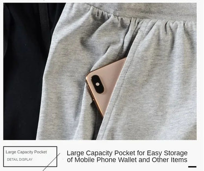 Summer Men Invisible Zipper Open Crotch Shorts Outdoor Sports Mens Plus Size Cas